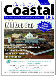 LIFE Coastal The Magazine for the North East Coast  April - May 2018 LAST DAYS OF THE RAJ REVIEW -  RIDE ELECTRIC - VISIT THE GARDENS OF EUROPE -  LIGHTHOUSE FEATURE Professional accountancy service. Est 1988 Covering the North East    Email: info@hurrenaccountants.co.uk    Tel: 0191 251 7599     Small Business Specialist    Free Initial Interview    Home Visits     Payroll Services    Bookkeeping & VAT Returns     Whitley Bay A Whole  page of Competitions An Exclusive interview with Rhiannon Carr RAF Cheviot Bomber Race Mighty hike for Macmillan Life through a Lens Issue 3  Price £2